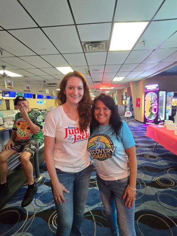 Strike Out Stigma 2026 — winners circle closing out the bowling tournament
